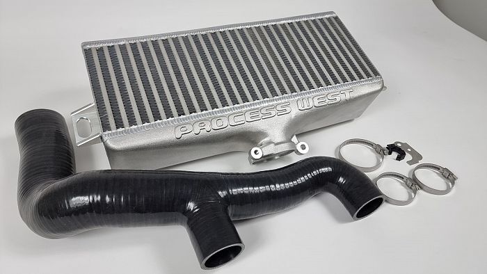 Process West Top Mount Intercooler Kit Raw Finish - Subaru WRX VB/VN 22+