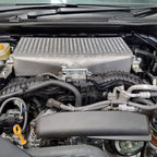 Process West Top Mount Intercooler Kit Raw Finish - Subaru WRX VB/VN 22+