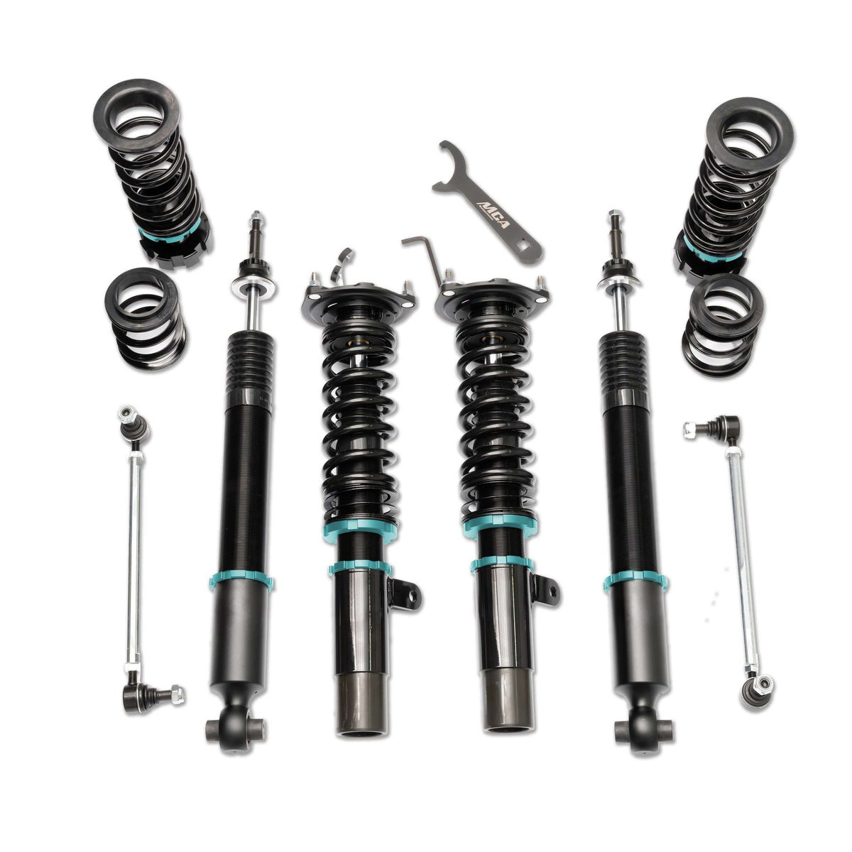 MCA Pro Stance Coilovers - Volkswagen Scirocco R 09-17 (VOLSCIR-PSTANCE) - MCA Suspension - Revzone