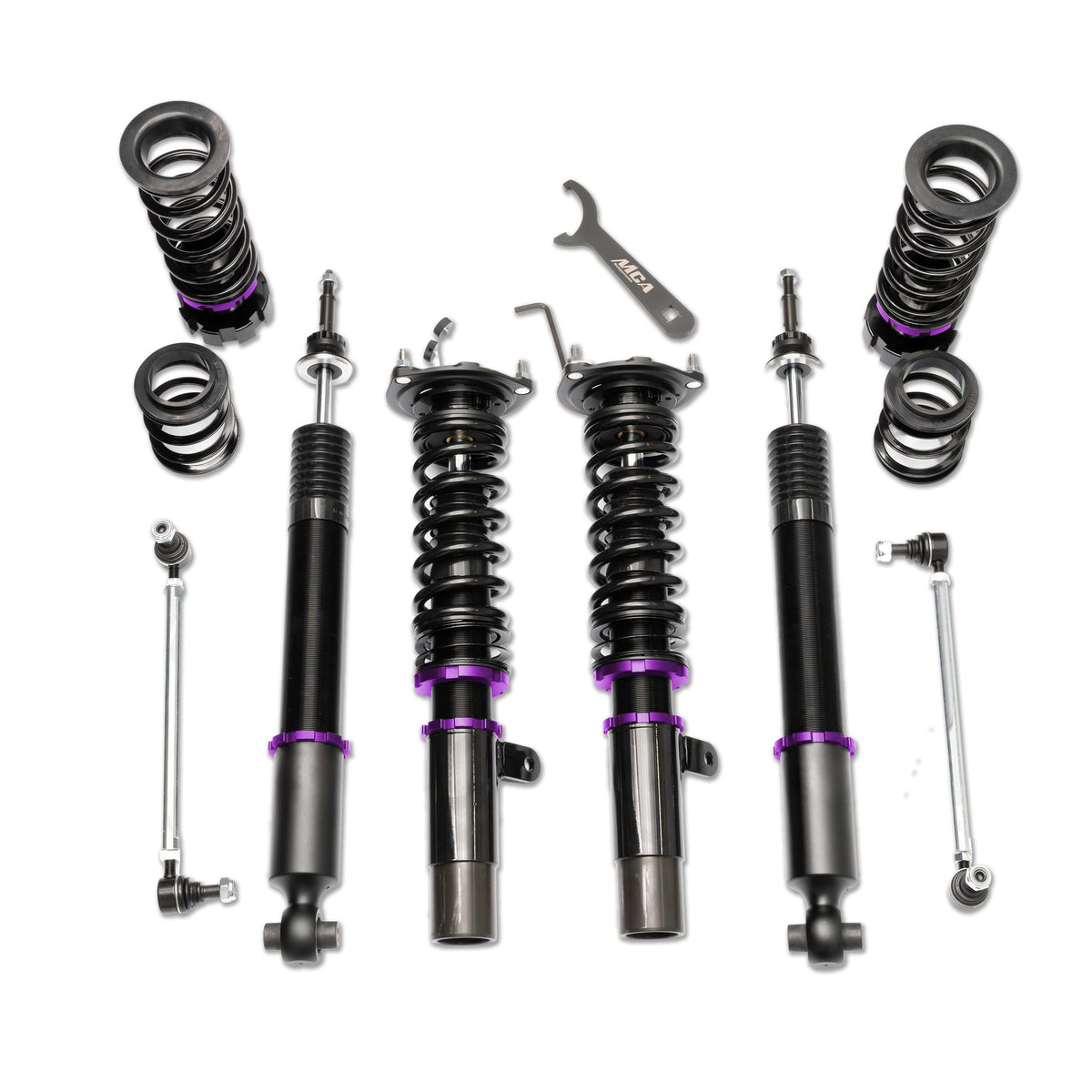 MCA Pro Street Coilovers - Audi S3 8V 13-20 (AUDS38V-PST) - MCA Suspension - Revzone