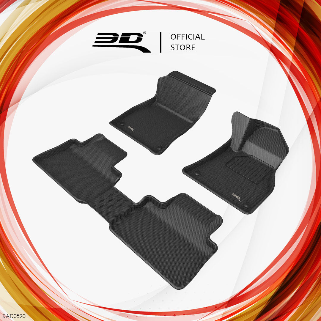 3D MAXpider Kagu all-weather floor liners RAD0590 - Audi Q8 e-tron GE - Revzone
