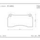Endless MX72 Brake pads - BMW M2 F87 Rear(M-Sport package, 380mm disc)