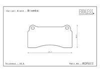 Endless MX72 Brake pads - BMW M2 F87 Rear(M-Sport package, 380mm disc) - Revzone