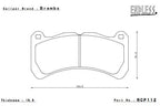 Endless ME20 Brake Pads - Subaru WRX STI VAB 18+ Brembo 6 Pot Calipers - Revzone