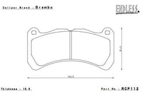 Endless ME20 Brake Pads - Subaru WRX STI VAB 18+ Brembo 6 Pot Calipers - Revzone