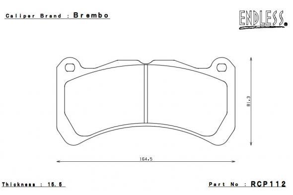 Endless ME20 Brake Pads - Subaru WRX STI VAB 18+ Brembo 6 Pot Calipers - Revzone
