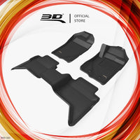 3D MAXpider Kagu all-weather floor liners RFR1500 - Ford Ranger P703 - Revzone