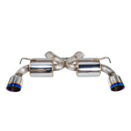 Remark Axle-Back Exhaust V2 Burnt Stainless Double Wall Tip - Nissan 370Z Z34 09-22