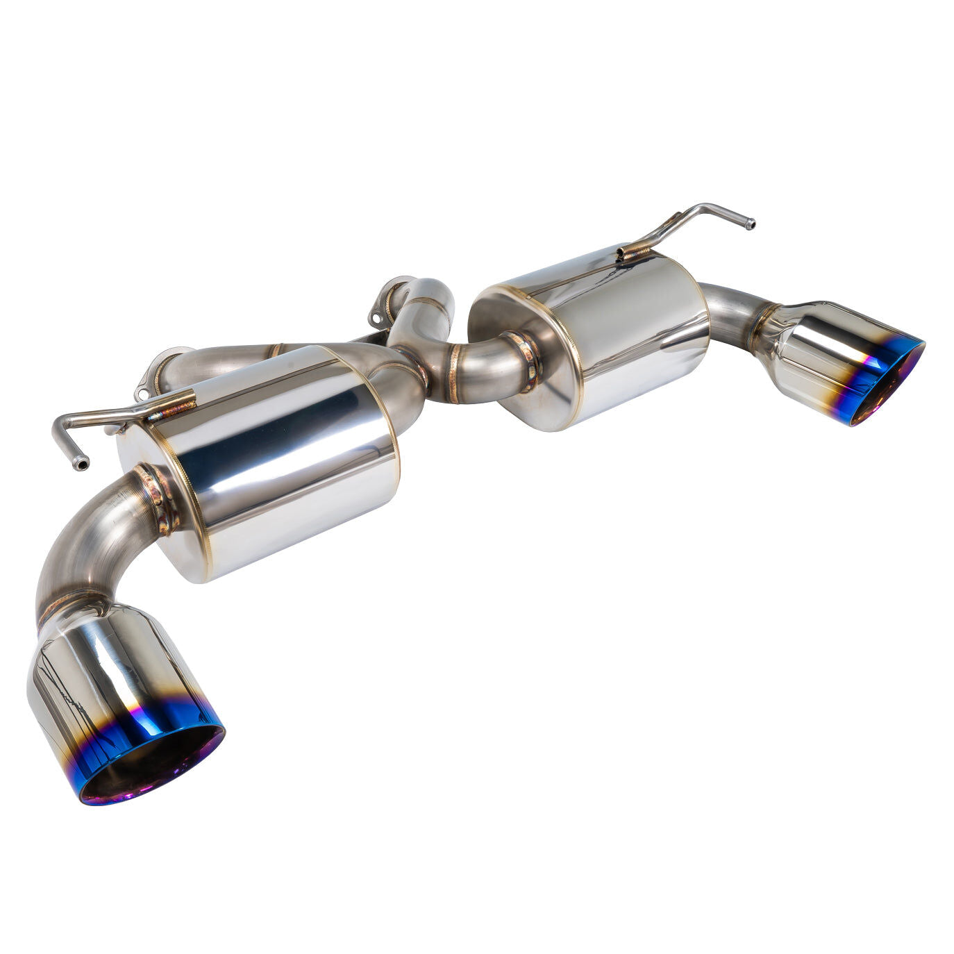 Remark Axle-Back Exhaust V2 Burnt Stainless Double Wall Tip - Nissan 370Z Z34 09-22 (RK-A2063N-01P) - Remark - Revzone