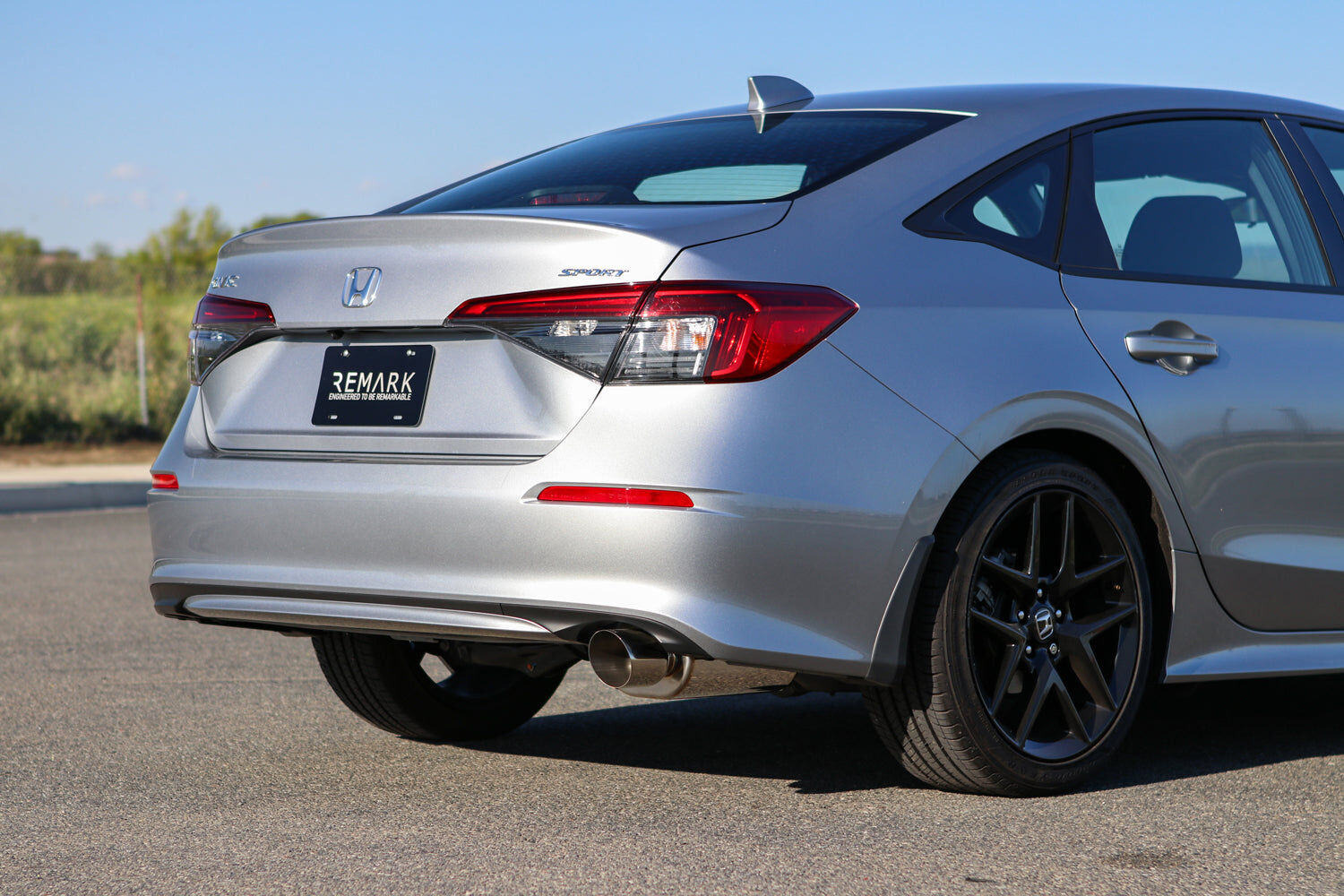 Remark Cat-Back Exhaust Sports Touring Spec Stainless Steel Tip - Honda Civic Sport Sedan FE2 22+