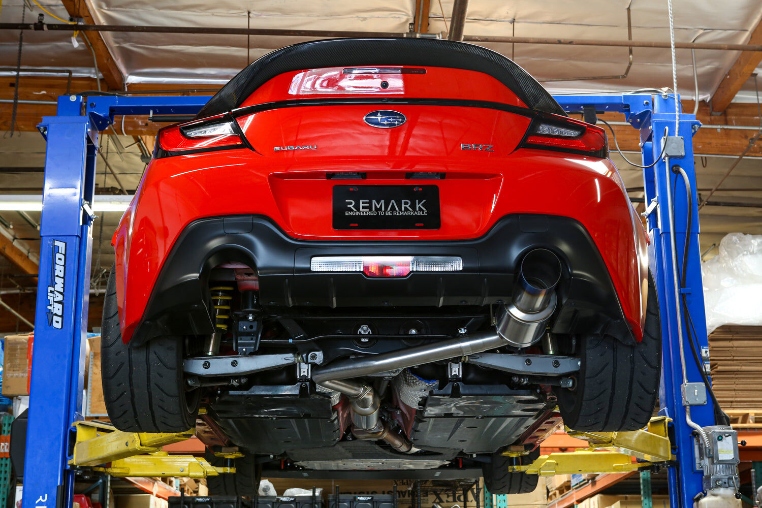 Remark Cat-Back Exhaust R1 Spec Single-Exit Full Titanium - Subaru BRZ / Toyota GR86 ZD8/ZN8 22+