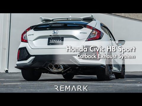Remark Cat-Back Exhaust - Honda Civic Sport Hatch FK4/FK7 16-21