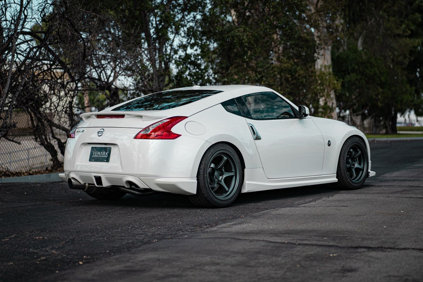 Remark Cat-Back Exhaust R1 Spec Single-Exit Titanium - Nissan 370Z Z34 09-22