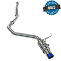 Remark Cat-Back Exhaust R1 Spec Single-Exit Full Titanium (Resonated) - Subaru WRX/WRX STI VA 15-21 (RK-C1076S-01TFC) - Remark - Revzone