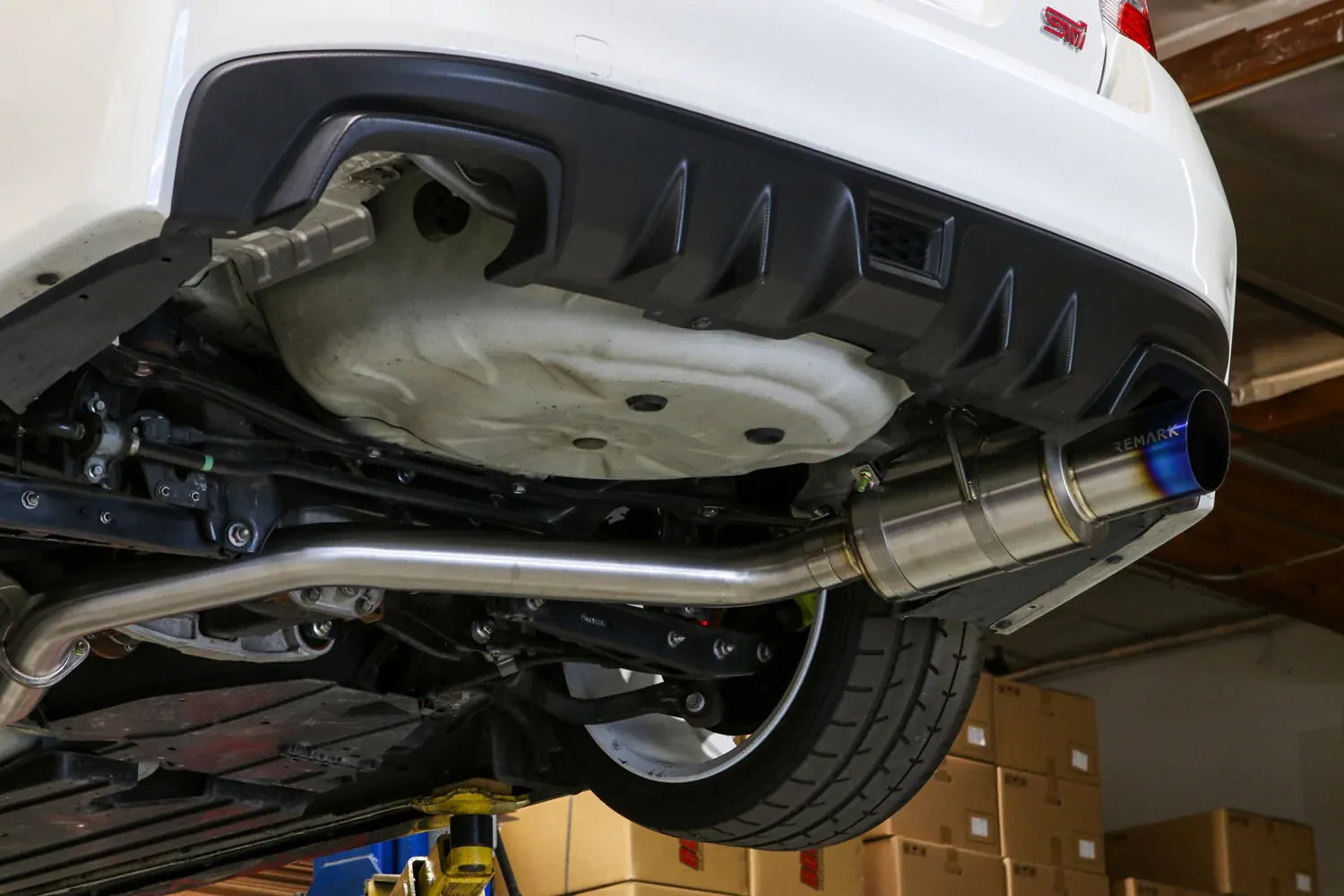 Remark Cat-Back Exhaust R1 Spec Single-Exit Full Titanium (Non-Resonated) - Subaru WRX/WRX STI VA 15-21