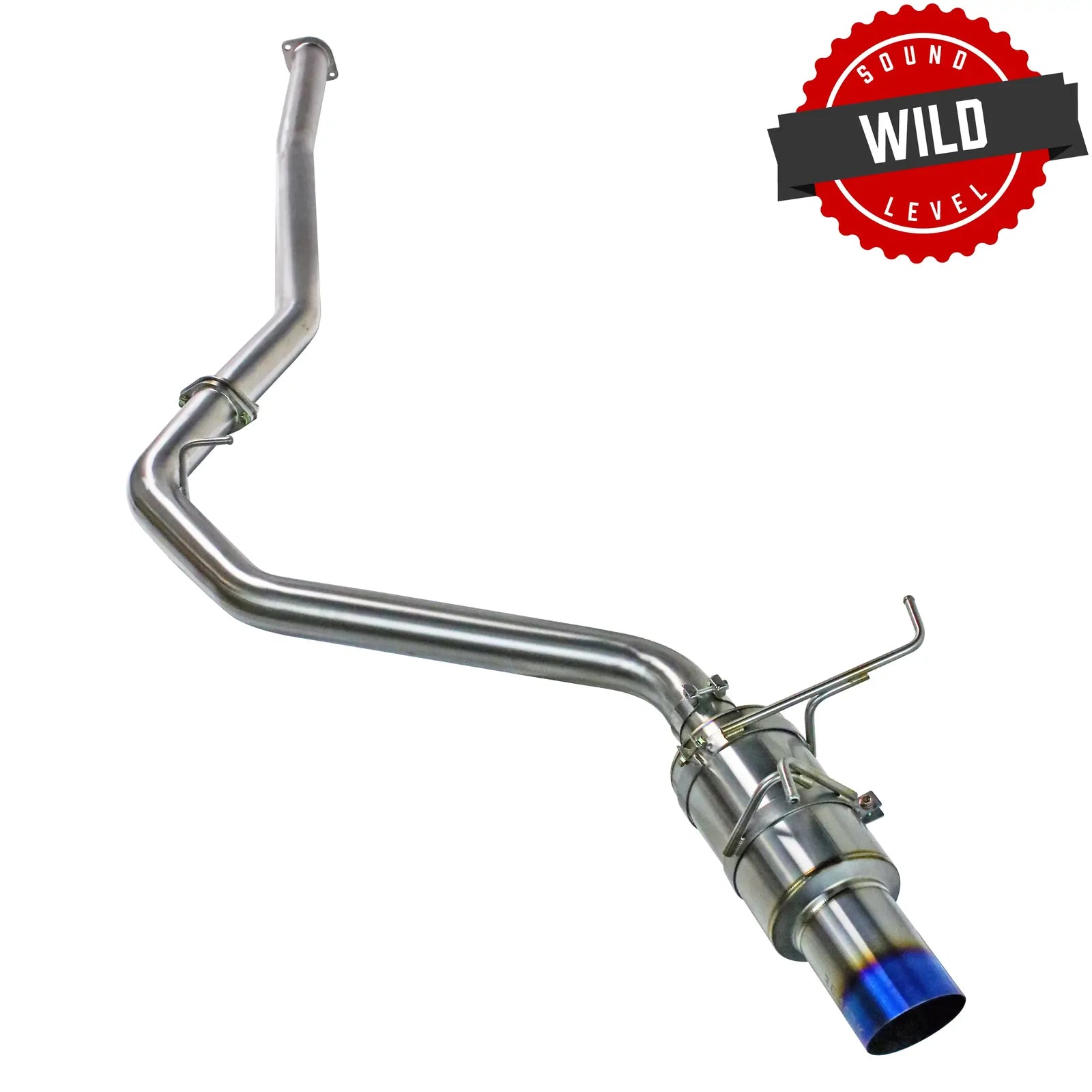 Remark Cat-Back Exhaust R1 Spec Single-Exit Full Titanium (Non-Resonated) - Subaru WRX/WRX STI VA 15-21 (RK-C1076S-01TF) - Remark - Revzone