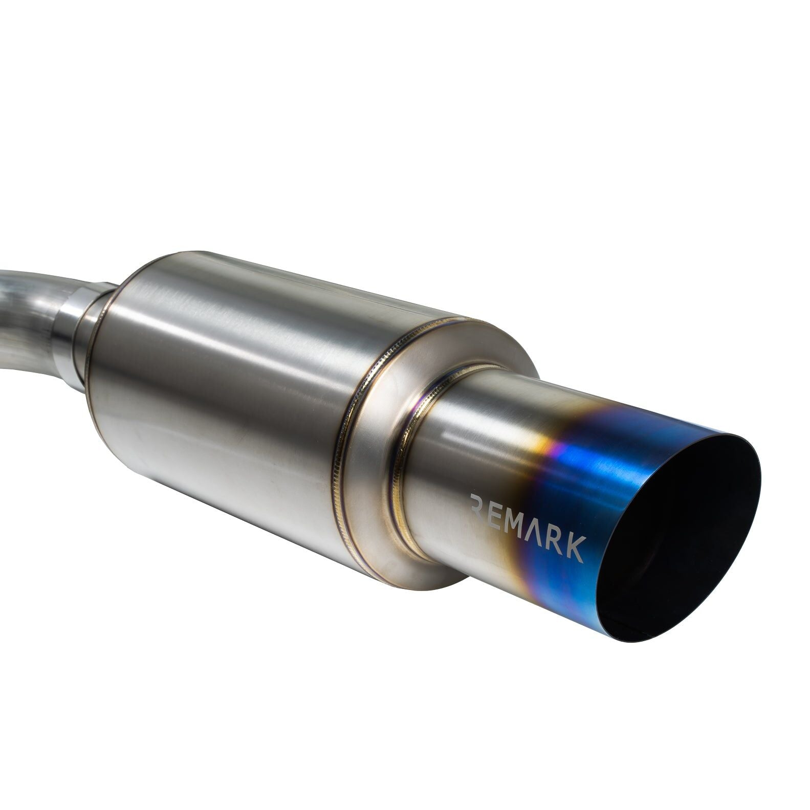 Remark Cat-Back Exhaust R1 Spec Single-Exit Titanium - Subaru WRX/WRX STI GR/GH 08-14 (Hatch)