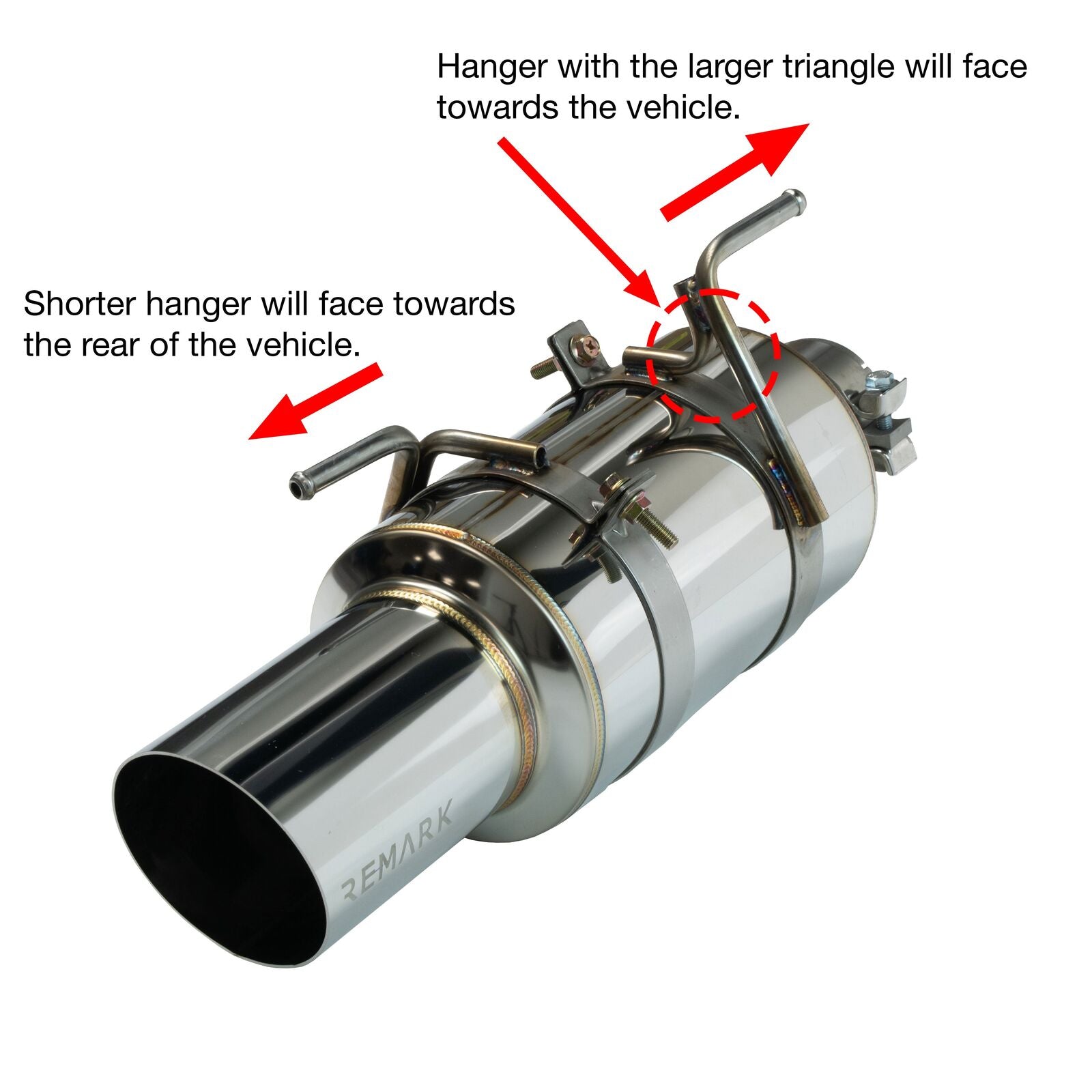 Remark Cat-Back Exhaust R1 Spec Single-Exit Stainless - Subaru WRX/WRX STI GR/GH 08-14 (Hatch)