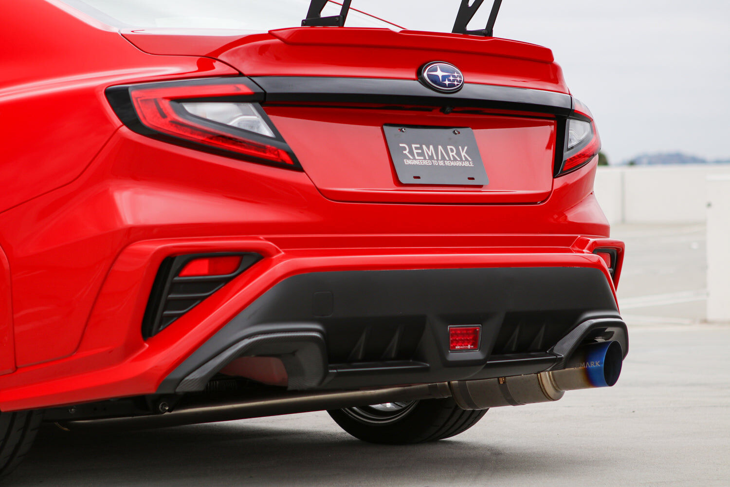Remark Cat-Back Exhaust R1 Spec Single-Exit Full Titanium (Resonated) - Subaru WRX VB 22+