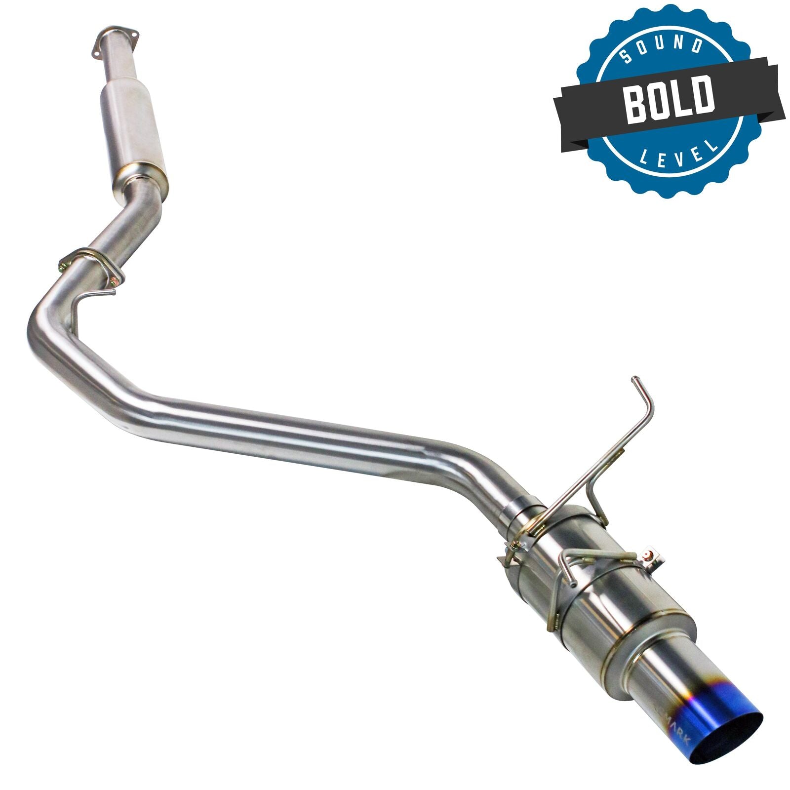 Remark Cat-Back Exhaust R1 Spec Single-Exit Full Titanium (Resonated) - Subaru WRX VB 22+ (RK-C1076S-03TFC) - Remark - Revzone