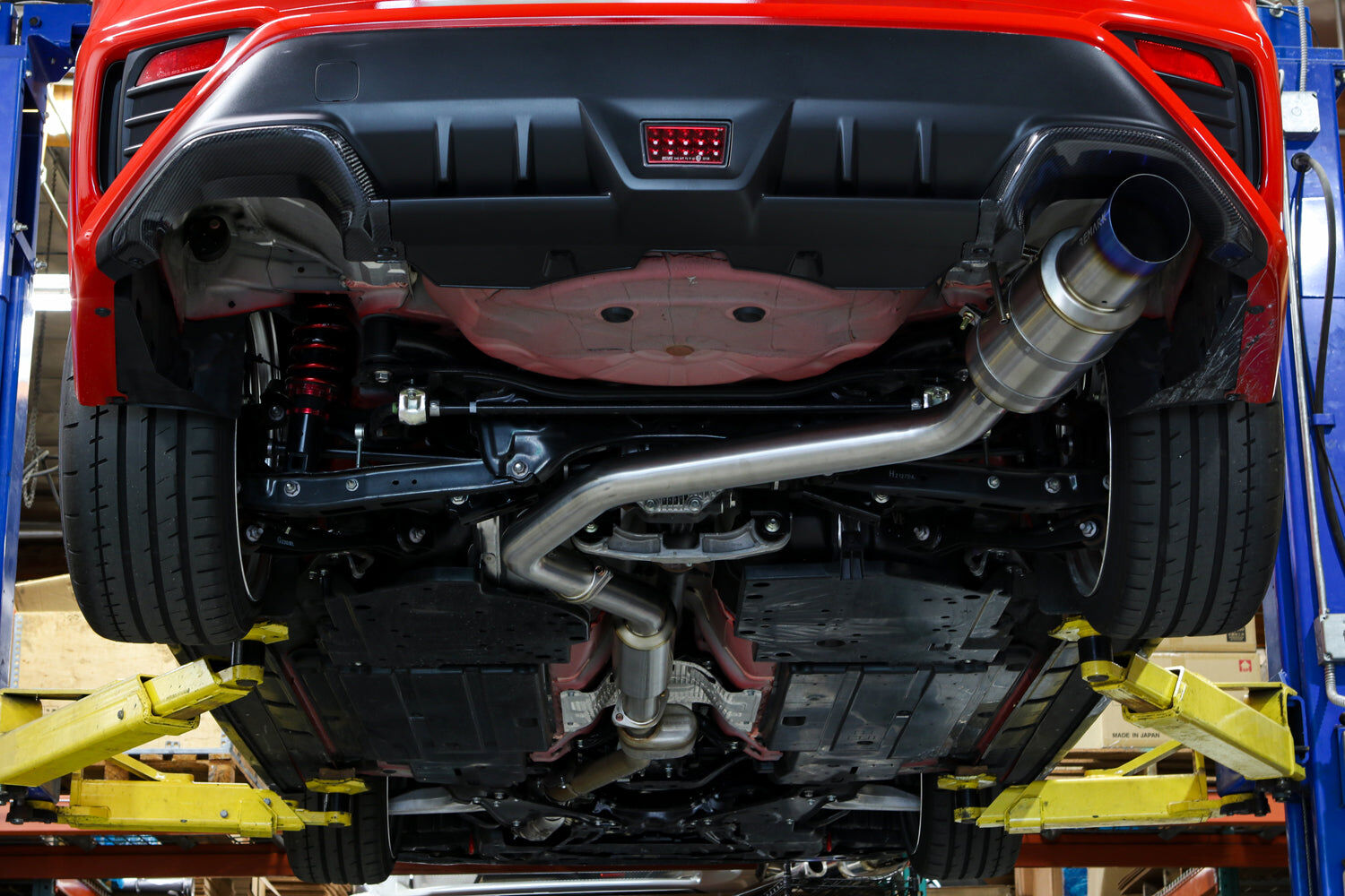 Remark Cat-Back Exhaust R1 Spec Single-Exit Full Titanium - Subaru WRX VB 22+