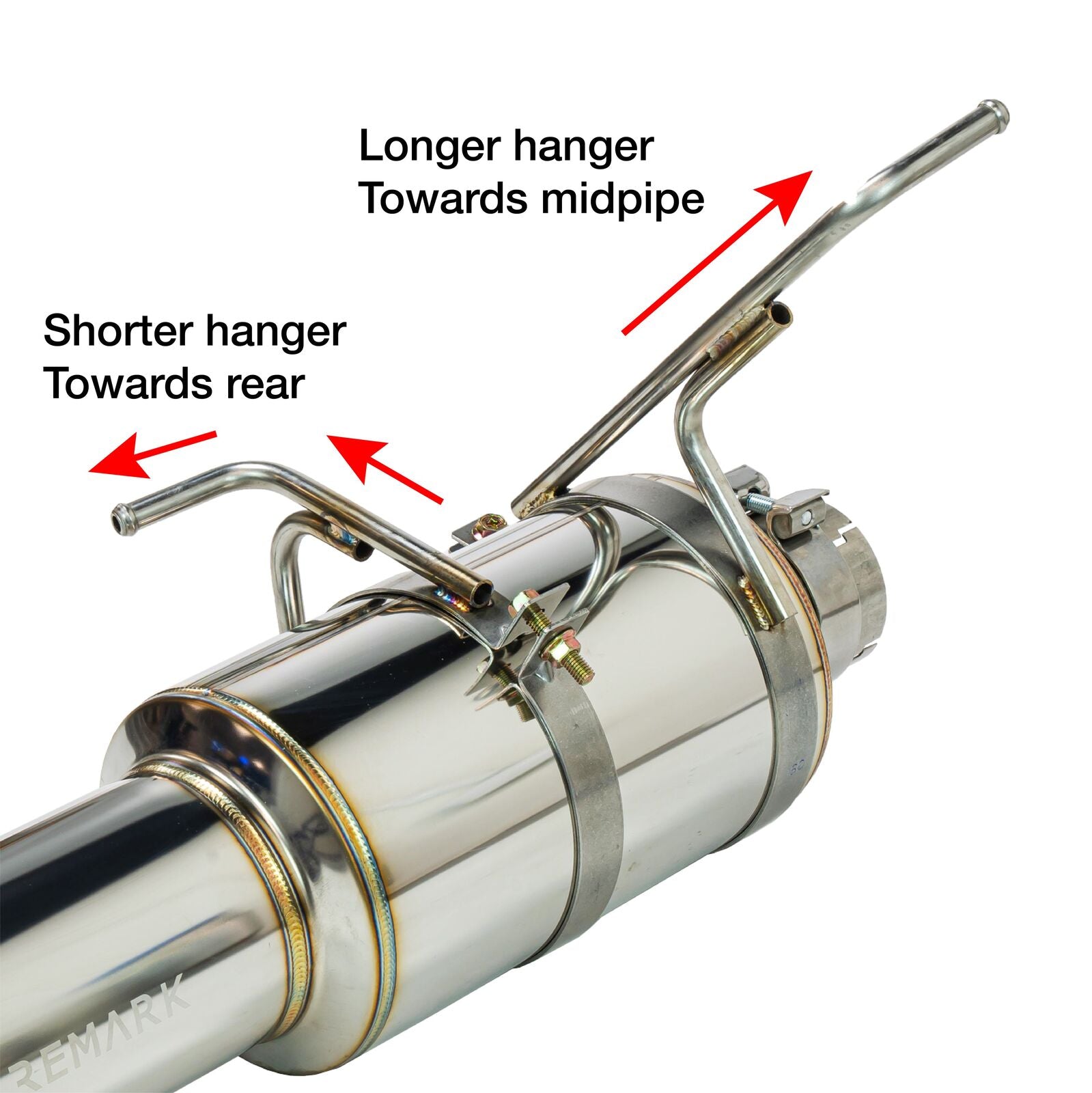 Remark Cat-Back Exhaust R1 Spec Single-Exit Titanium Muffler - Subaru WRX VB 22+