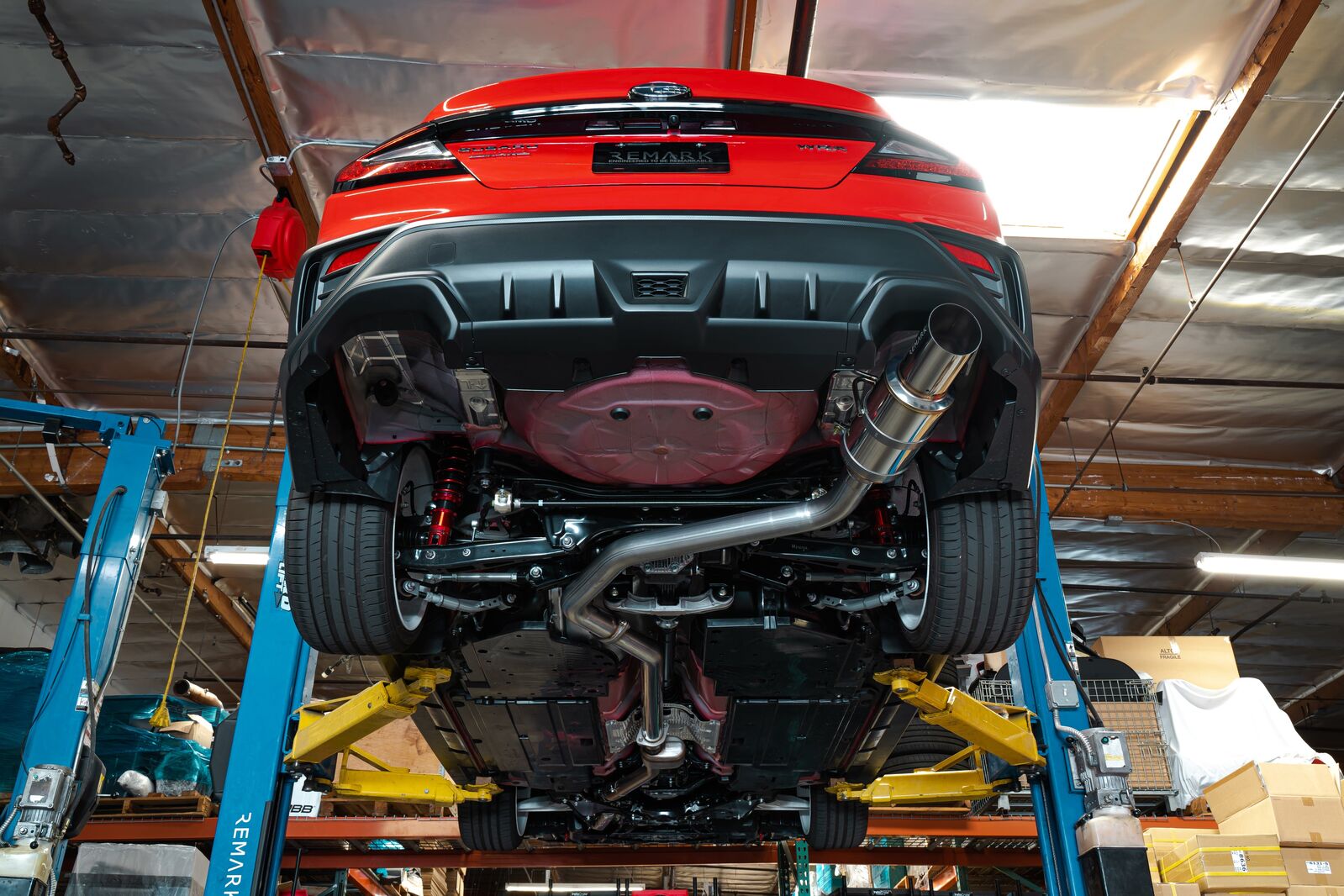 Remark Cat-Back Exhaust R1 Spec Single-Exit Stainless - Subaru WRX VB 22+
