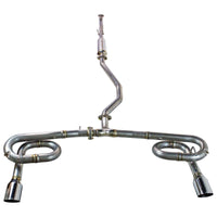 Remark Cat-Back Exhaust Link Loop Spec Dual Stainless Steel Tips - Honda Civic Sport Sedan FE2 22+