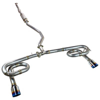 Remark Cat-Back Exhaust Link Loop Spec Dual Burnt Stainless Tips - Honda Civic Sport Sedan FE2 22+ (RK-C2063H-11T) - Remark - Revzone