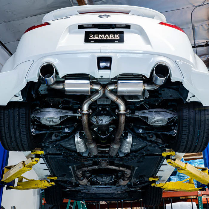 Remark Cat-Back Exhaust Stainless Double Wall Tip - Nissan 370Z Z34 09-22