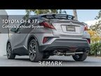 Remark Cat-Back Exhaust Stainless Steel Tip Cover - Toyota C-Hr AX10 17+