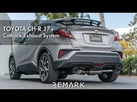 Remark Cat-Back Exhaust Stainless Steel Tip Cover - Toyota C-Hr AX10 17+