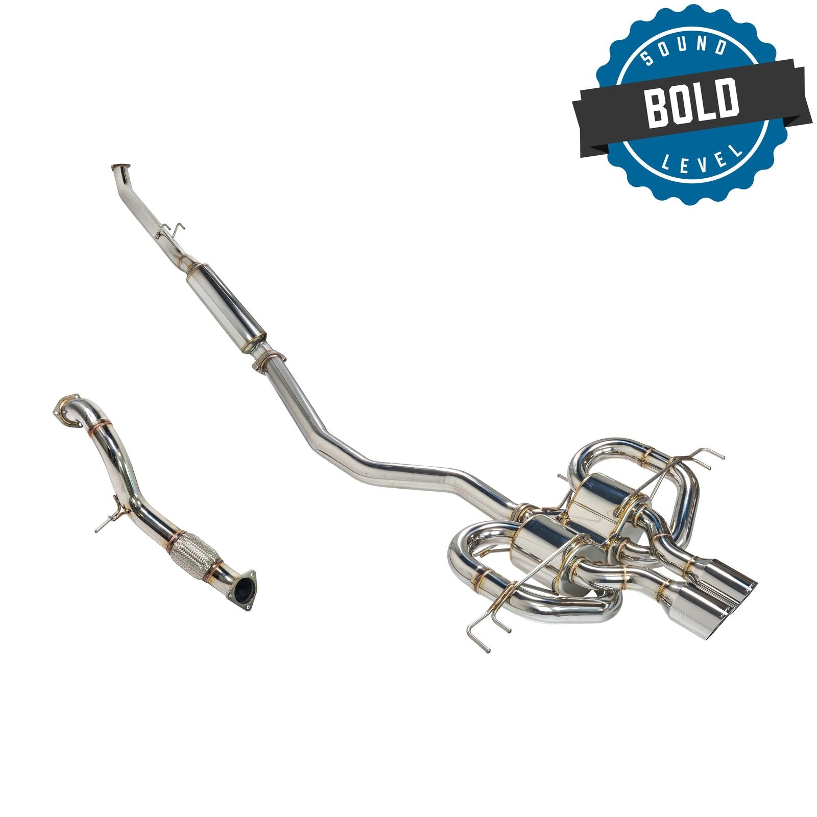 Remark Cat-Back Exhaust Spec II Link Loop Spec - Honda Civic Type R FK8 17-21 (RK-C2076H-01L) - Remark - Revzone