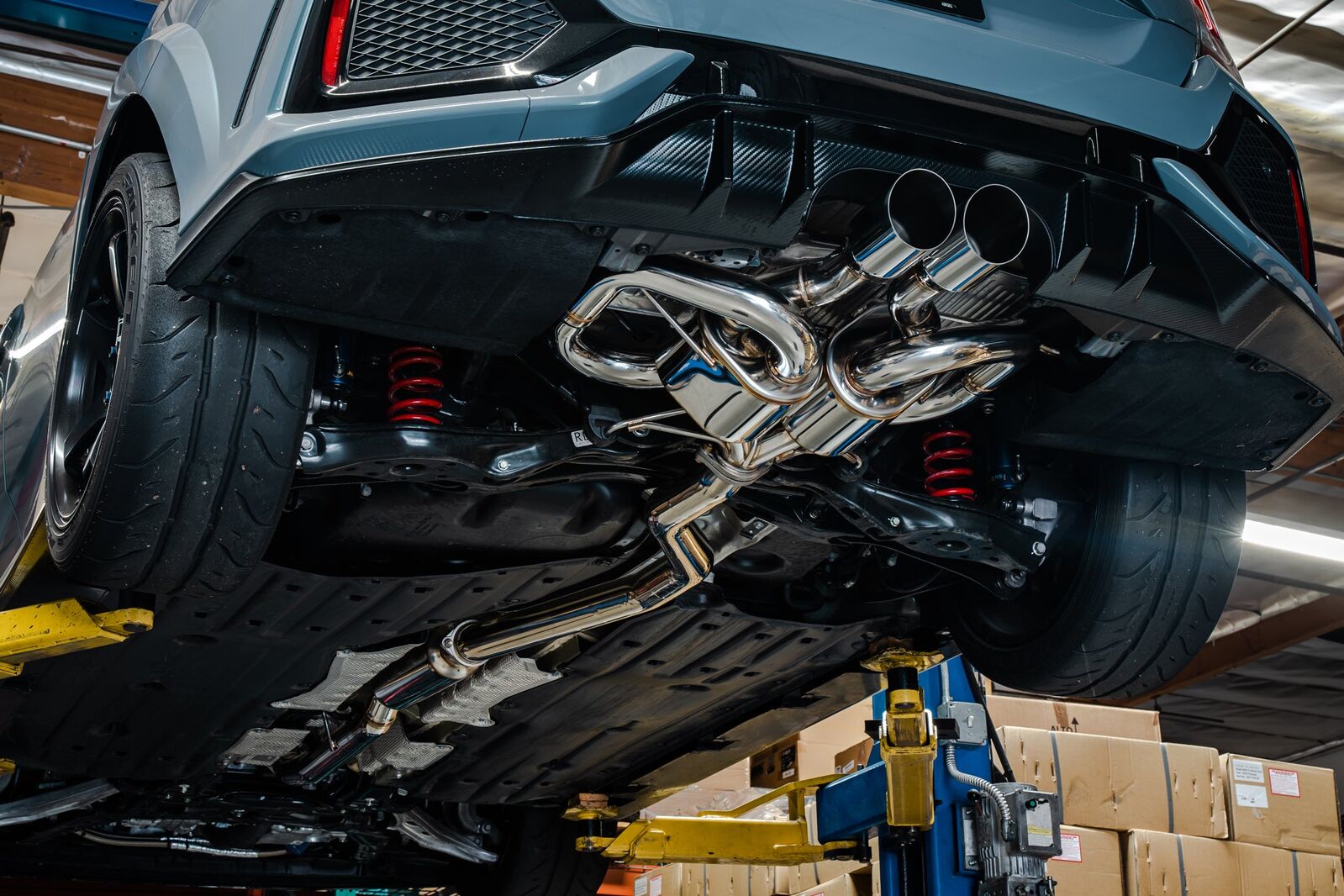 Remark Cat-Back Exhaust Spec II Link Loop Spec - Honda Civic Type R FK8 17-21