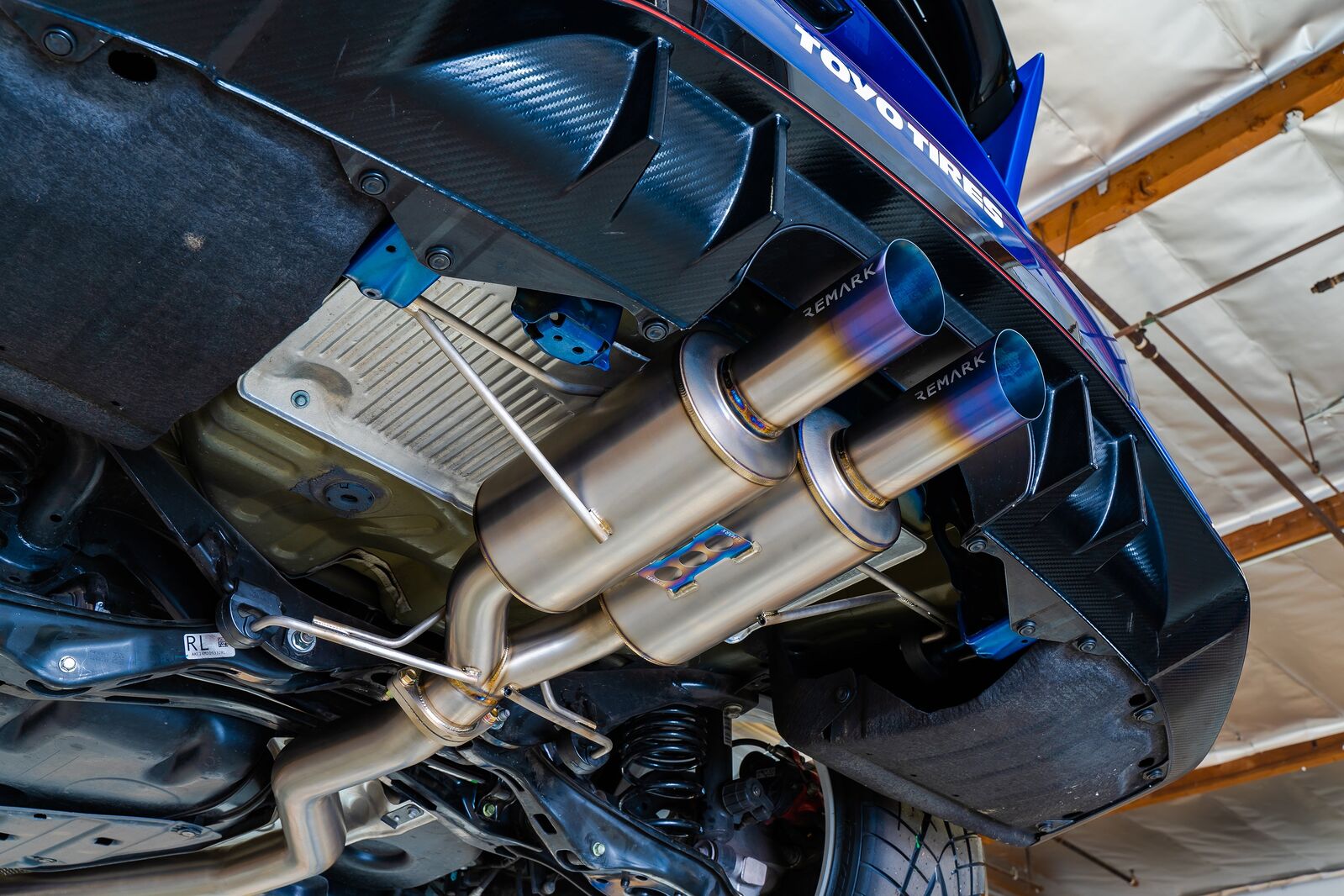 Remark Cat-Back Exhaust Full Titanium (Resonated) - Honda Civic Type R FK8 17-21