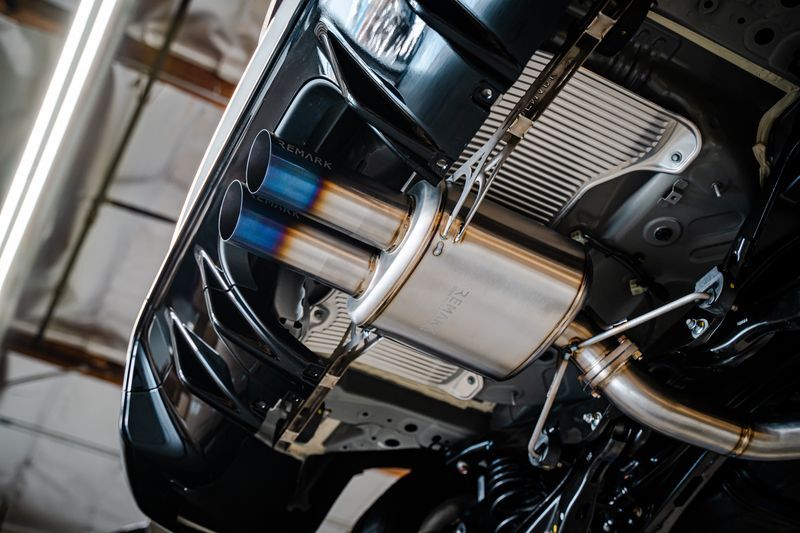 Remark Sports Touring Cat-Back In Titanium + SUS304 Front Pipe - Honda Civic Type R FL5 2023+