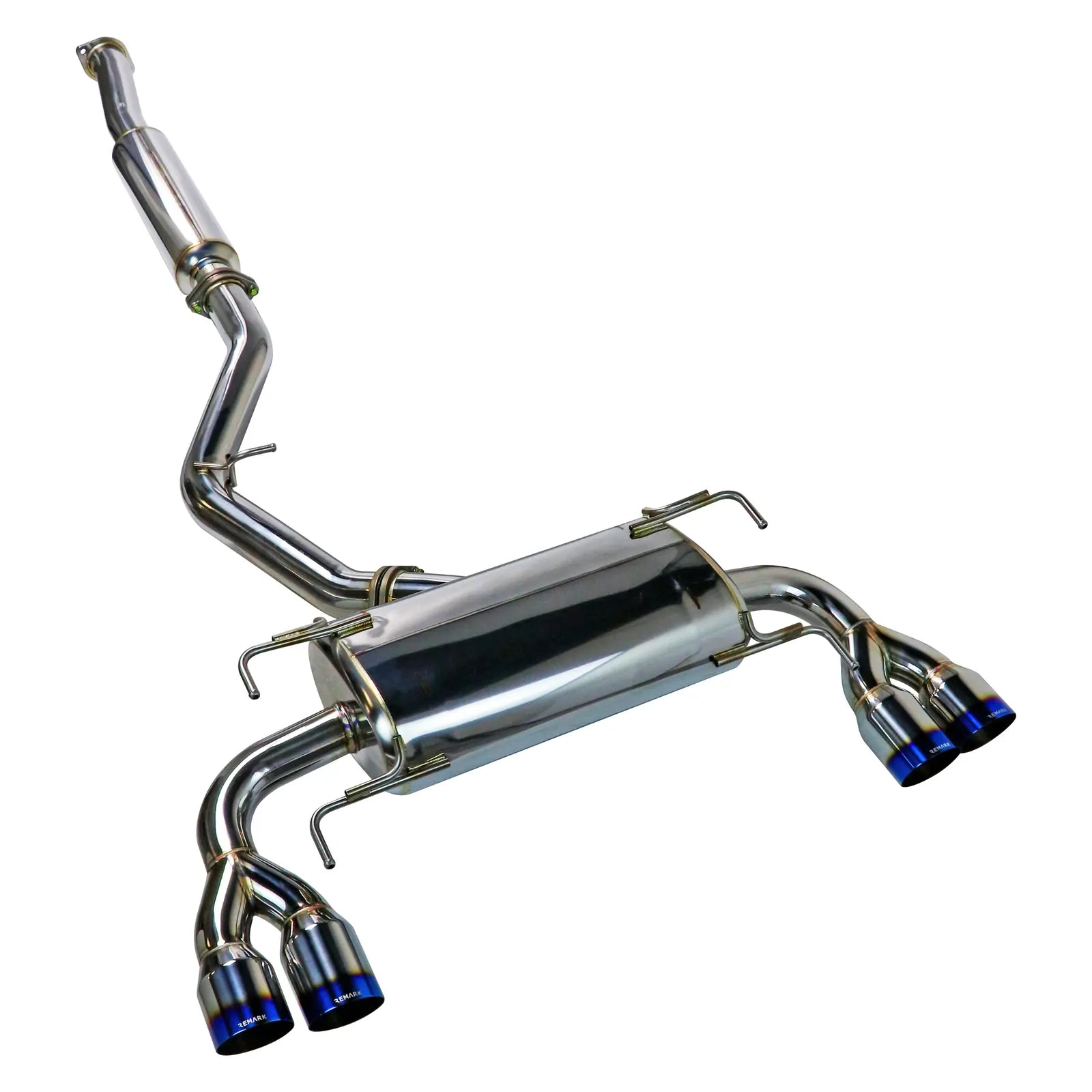 Remark Cat-Back Exhaust Touring Spec Burnt Stainless - Subaru WRX/WRX STI GR/GH 08-14 (Hatch) (RK-C2076S-02T) - Remark - Revzone