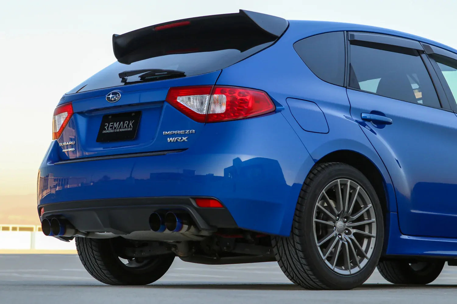 Remark Cat-Back Exhaust Touring Spec Burnt Stainless - Subaru WRX/WRX STI GR/GH 08-14 (Hatch)