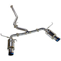 Remark Cat-Back Exhaust Dual R1 Spec Burnt Stainless (Non-Resonated) - Subaru WRX VB 22+ (RK-C2076S-03T) - Remark - Revzone