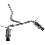 Remark Cat-Back Exhaust Dual R1 Spec Burnt Stainless (Non-Resonated) - Subaru WRX VB 22+ (RK-C2076S-03T) - Remark - Revzone