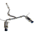 Remark Cat-Back Exhaust Dual R1 Spec Burnt Stainless (Resonated) - Subaru WRX VB 22+ (RK-C2076S-03TC) - Remark - Revzone