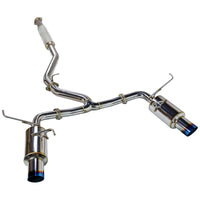 Remark Cat-Back Exhaust Dual R1 Spec Burnt Stainless (Resonated) - Subaru WRX VB 22+ (RK-C2076S-03TC) - Remark - Revzone