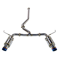 Remark Cat-Back Exhaust Dual R1 Spec Burnt Stainless (Non-Resonated) - Subaru WRX VB 22+