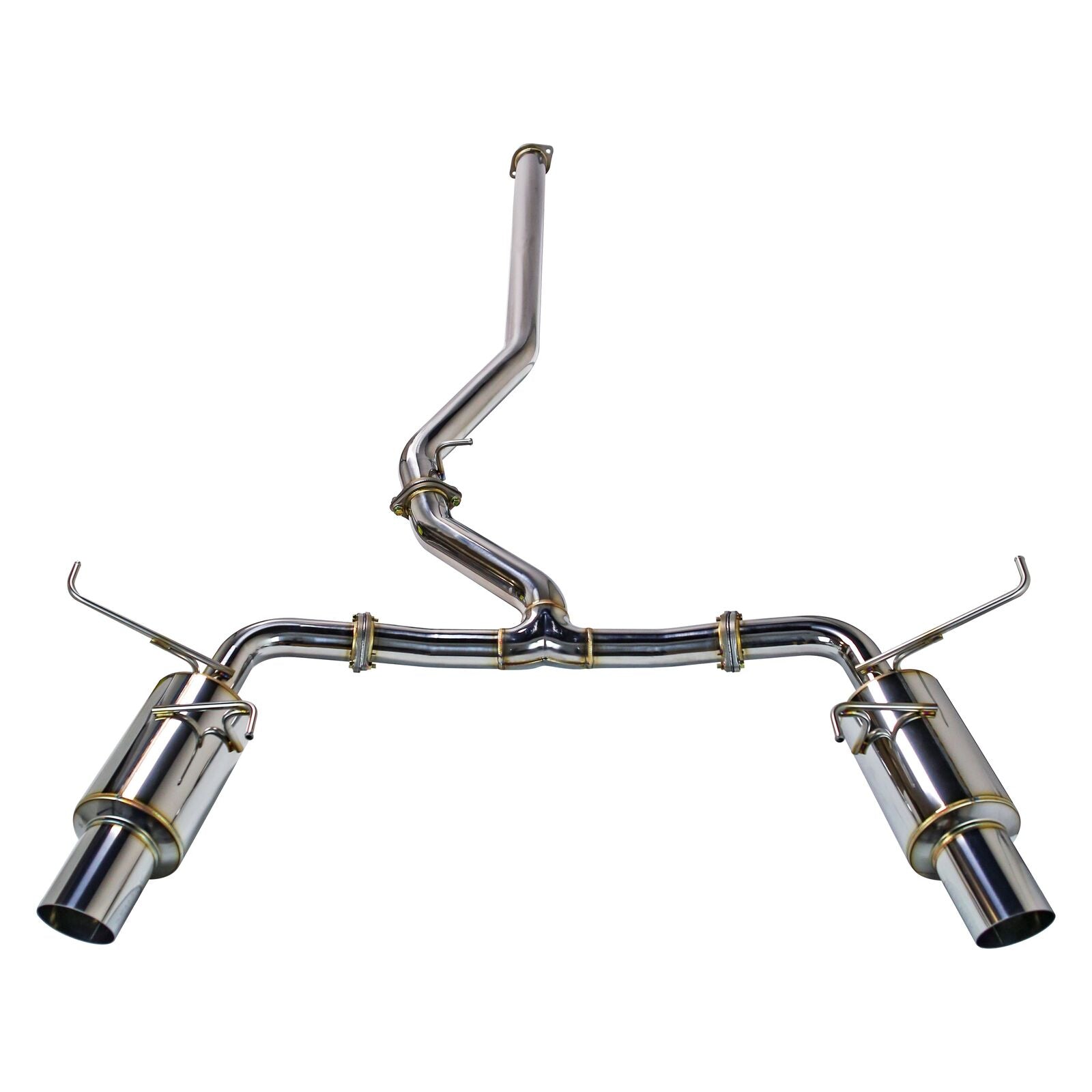 Remark Cat-Back Exhaust Dual R1 Spec Stainless (Non-Resonated) - Subaru WRX VB 22+