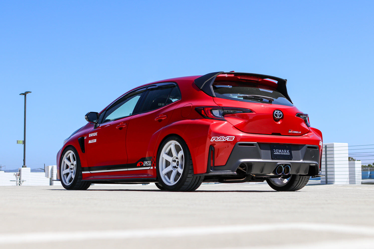 Remark Cat-Back Exhaust Elite Spec Dual Tips Center Exit Stainless Steel (Resonated) - Toyota GR Corolla GZEA14 23+
