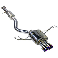 Remark Cat-Back Exhaust Elite Spec Dual Tips Center Exit Burnt Stainless Steel (Resonated) - Toyota GR Corolla GZEA14 23+ (RK-C2076T-05TC) - Remark - Revzone