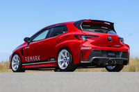 Remark Cat-Back Exhaust Dual Tips Center Exit Burnt Stainless Steel - Toyota GR Corolla GZEA14 23+