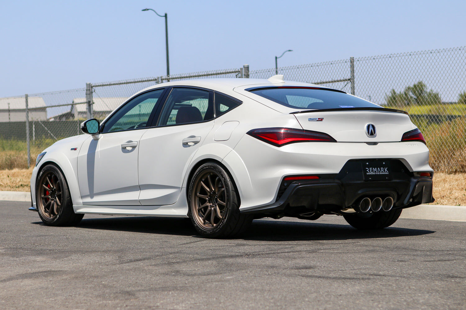Remark Cat-Back Exhaust Burnt Stainless Tips - Acura Integra Type-S DE5 23+