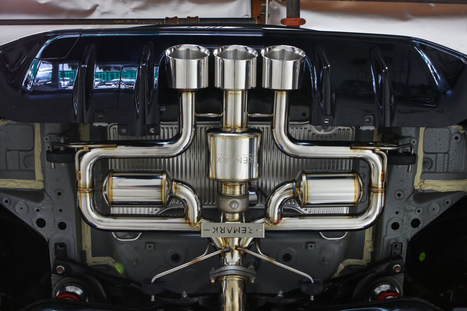 Remark Cat-Back Exhaust Triple Tip W/ Valve + Front Pipe - Honda Civic Type R FL5 23+