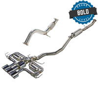 Remark Cat-Back Exhaust Triple Tip W/ Valve + Front Pipe - Honda Civic Type R FL5 23+